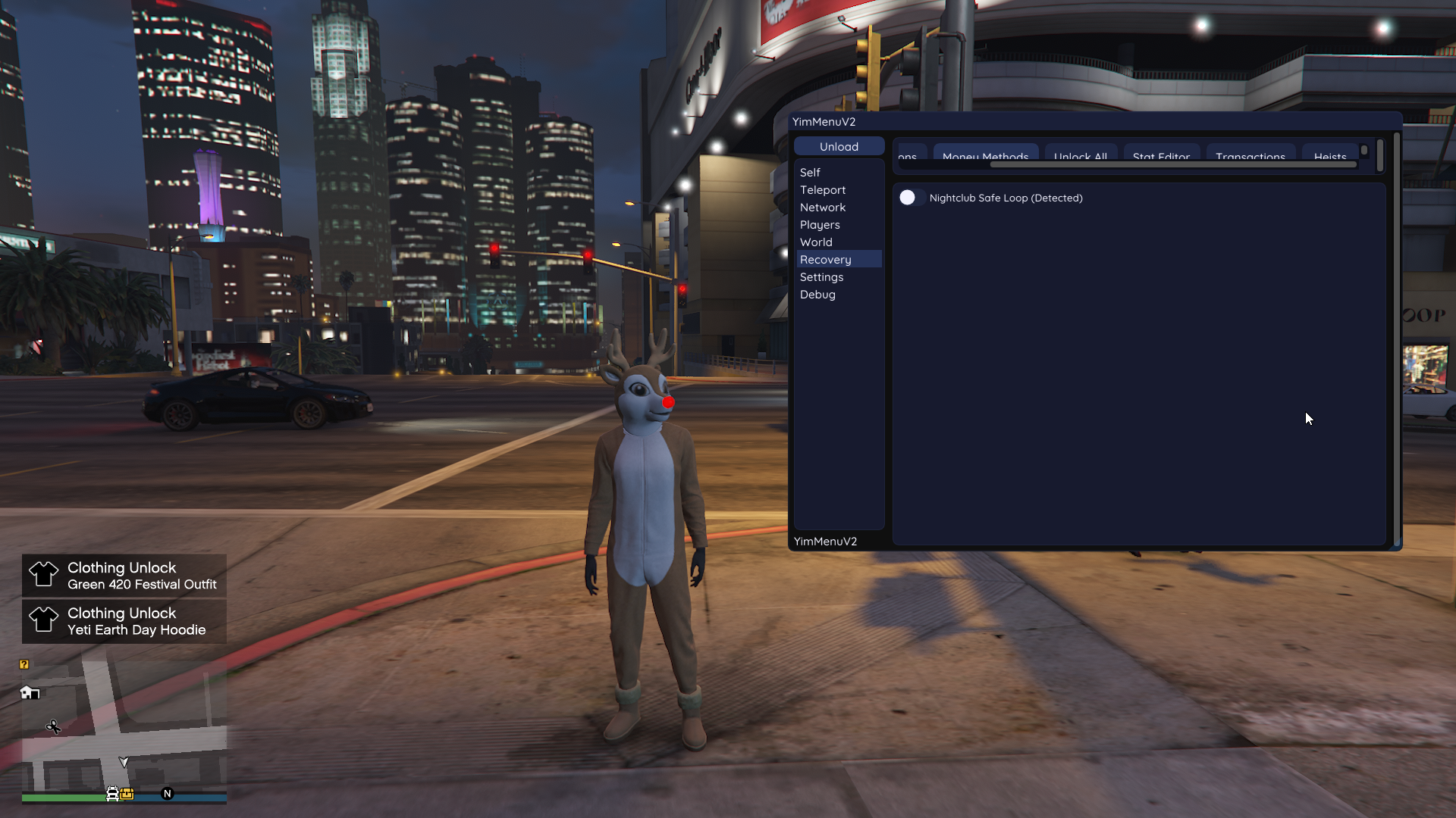 YimMenu v2 GTA V Mod Menu - GodMode, Noclip, Freecam screenshot